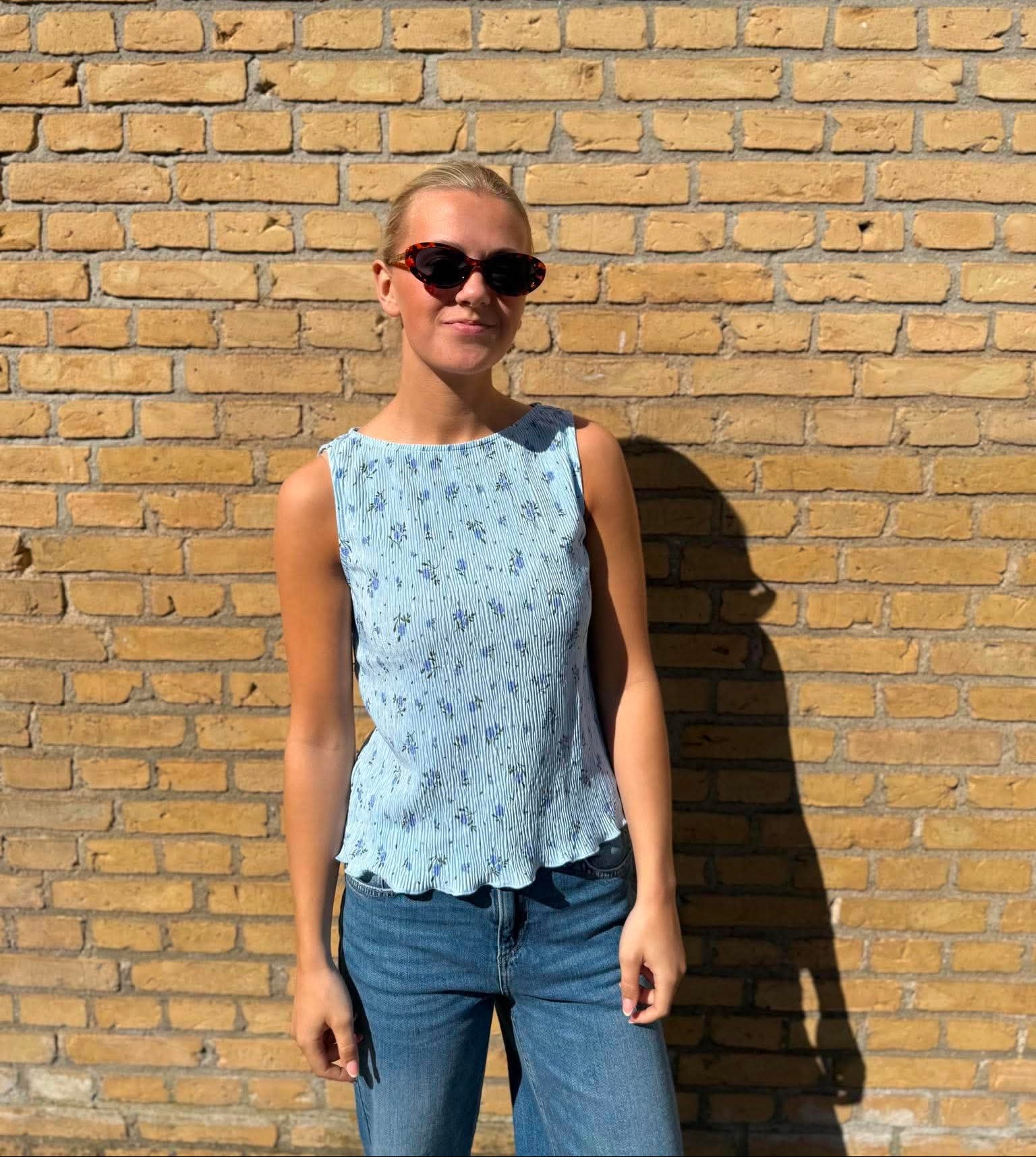PCFLORA Top - Cashmere Blue
